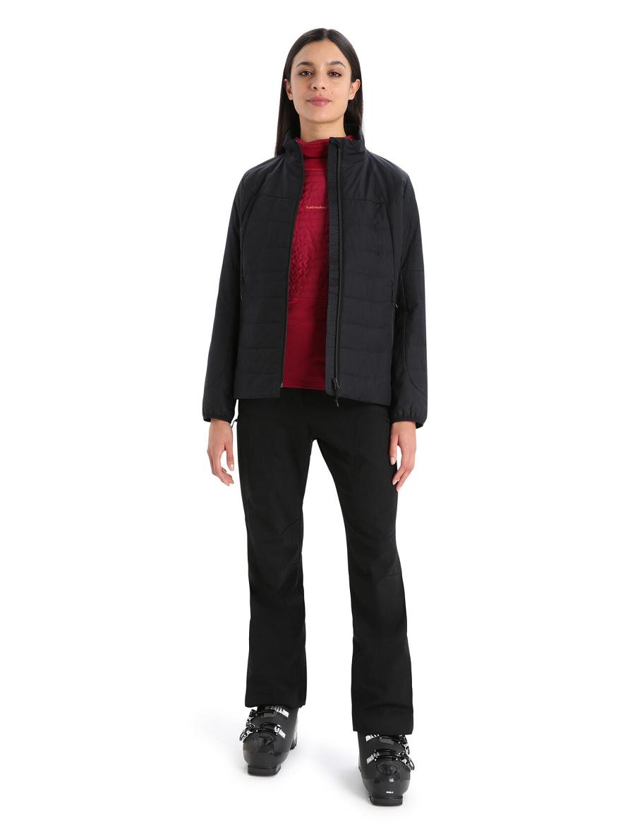 Vestes Icebreaker MerinoLoft™ Femme Noir | FR 1649TCEV